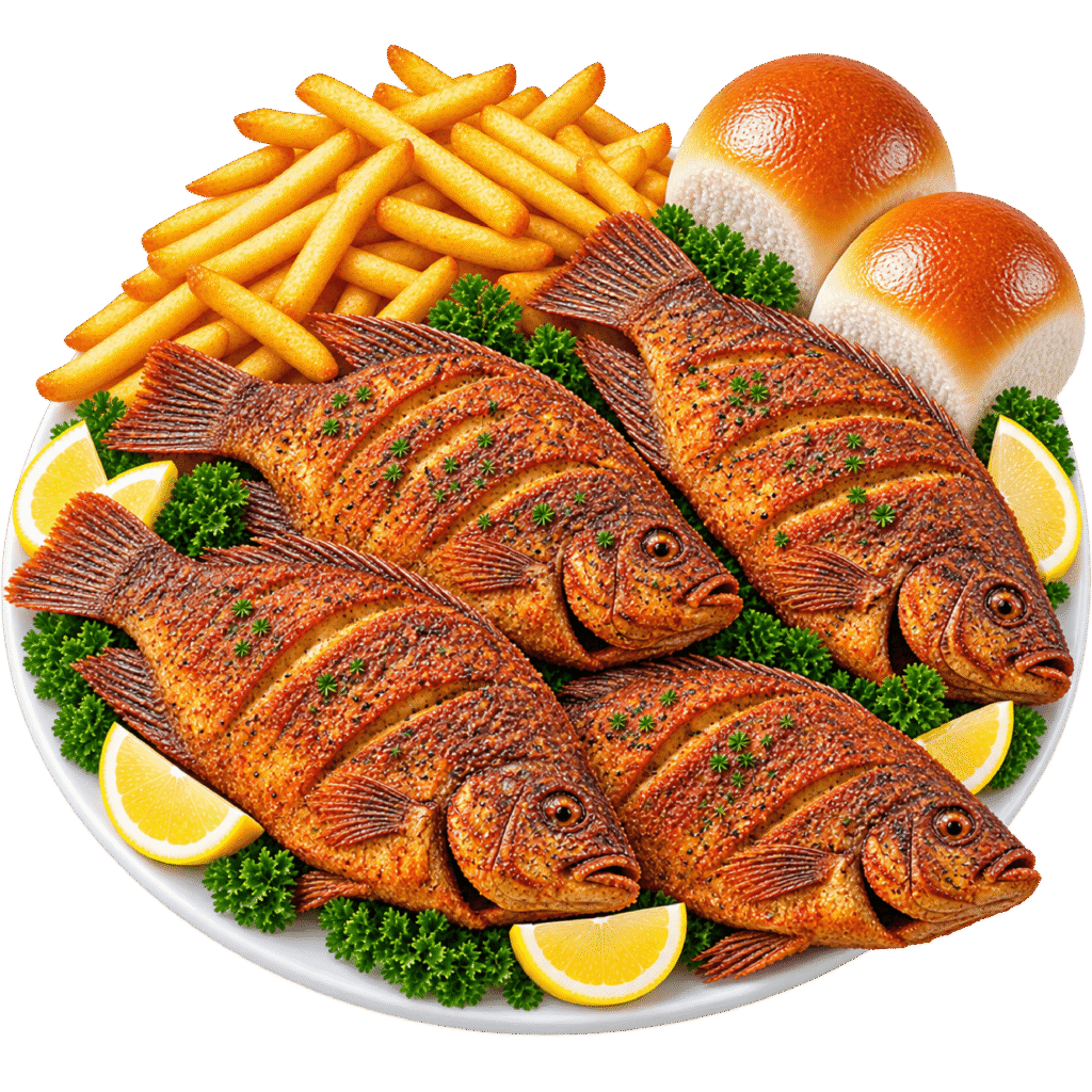 Tilapia Fish 4 Pcs