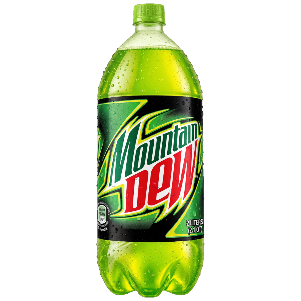 2 liter mountain dew